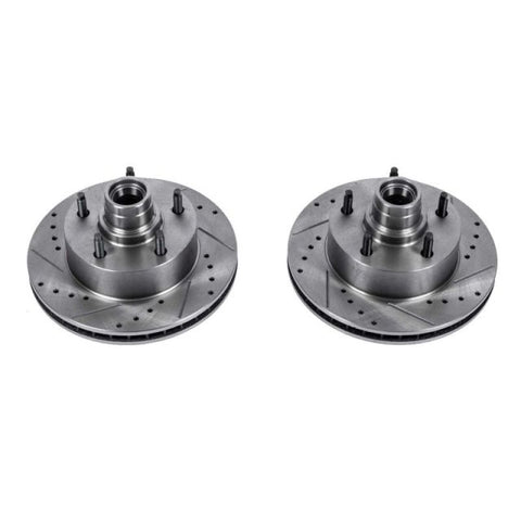 Power Stop 2003 Ford E-150 Front Evolution Drilled & Slotted Rotors - Pair - AR8539XPR
