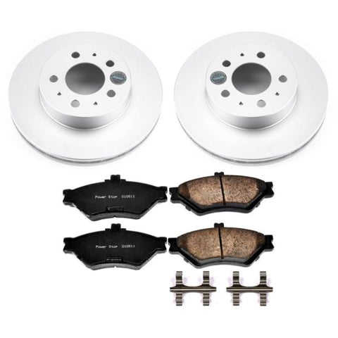 Power Stop 95-97 Ford Crown Victoria Front Z17 Evolution Geomet Coated Brake Kit - CRK2917