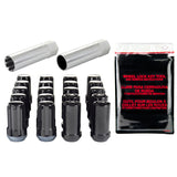 McGard SplineDrive Tuner 5 Lug Install Kit w/Locks & Tool (Cone) M14X1.5 / 22mm Hex - Blk - 65515BK