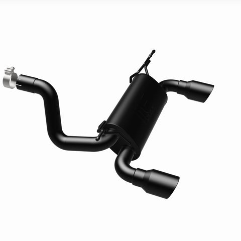 MagnaFlow 2018+ Jeep Wrangler 3.6L Dual Black Tip Axle-Back Exhaust - 19388