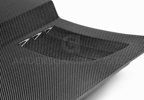 Anderson Composites 10-13 Chevy Camaro TT-Style Carbon Fiber Hood - AC-HD1011CHCAM-TT