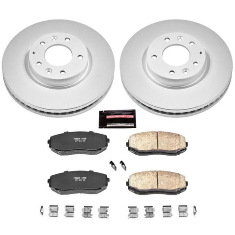 Power Stop 07-12 Mazda CX-7 Front Z17 Evolution Geomet Coated Brake Kit - CRK4676