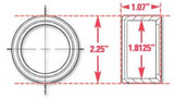 SPC Performance Weld-In Ring Kit 1.81 in. ID - 15524
