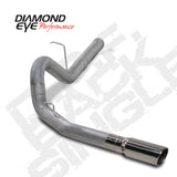 Diamond Eye KIT 4in DPF-BACK SGL AL: 11-12 CHEVY 6.6L 2500/350 - K4156A
