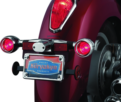 Kuryakyn Deep Dish Bezels With Red Lenses - 2269