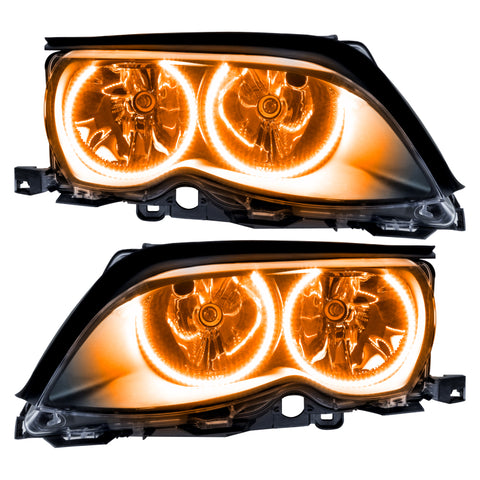 Oracle 02-05 BMW 3 Series SMD HL - Black - ColorSHIFT - 7104-330