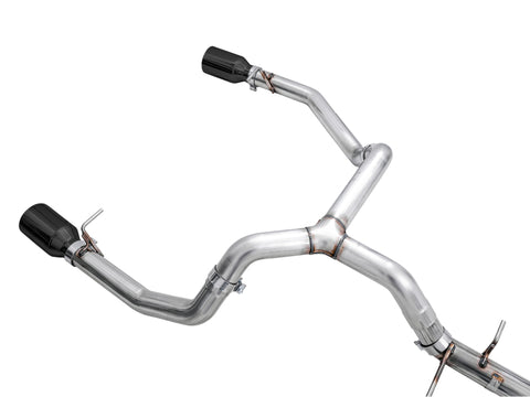 AWE Tuning 4th Gen GM 1500 5.3L 0FG Cat-Back Split Rear Exit (Flat Bumper) - Dual Diamond Tips - 3015-33206