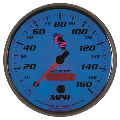 Autometer C2 5 inch 160MPH In-Dash Electronic Programmable Speedometer - 7289