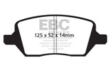 EBC 11-12 Vpg VPG 4.6 Greenstuff Rear Brake Pads - DP21737