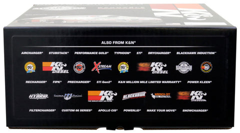 K&N Round Air Filter Assembly 5.25in ID / 5in Height / 5.125in Neck Flange / 1 1/4in Drop Base - 60-1300