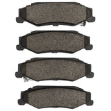 R1 97-13 Chevrolet Corvette Rear Semi Met Brake Pads - 2311-0732-00