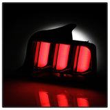Spyder 05-09 Ford Mustang (White Light Bar) LED Tail Lights - Black ALT-YD-FM05V3-LED-BK - 5086693