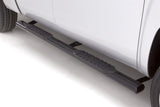 Lund 99-13 Chevy Silverado 1500 Ext. Cab 5in. Oval Straight Steel Nerf Bars - Black - 24076005