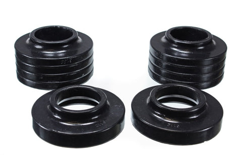 Energy Suspension Jeep Spring Isolators - Black - 2.6102G