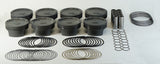 Mahle MS Piston Set GM LS 408ci 4.030in Bore 4in Stk 6.125in Rod .927 Pin -20cc 9.3 CR Set of 8 - 930224630