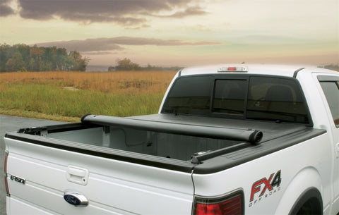Lund 22 Toyota Tundra 5.7ft Bed Genesis Roll Up Tonneau (Incl. Utility Track Bracket Kit) Vinyl -Blk - 960225