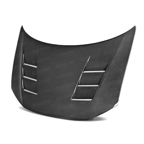 Seibon 12-13 Honda Civic 2dr TS-Style Carbon Fiber Hood - HD1213HDCV2D-TS