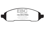 EBC 04-07 Ford Freestar 3.9 Greenstuff Rear Brake Pads - DP61694