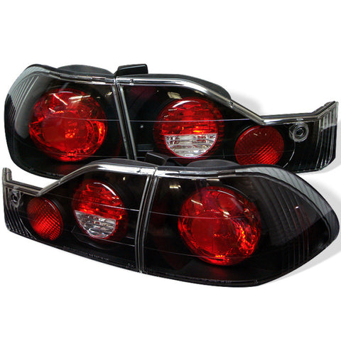 Spyder Honda Accord 98-00 4Dr Euro Style Tail Lights Black ALT-YD-HA98-BK - 5004321