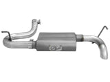 aFe Scorpion Exhaust System Axle Back Aluminized Hi-Tuck 07-17 Jeep Wrangler JK V6 3.6/3.8L - 49-08046