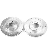 Power Stop 95-99 BMW M3 Front Evolution Drilled & Slotted Rotors - Pair - EBR466XPR