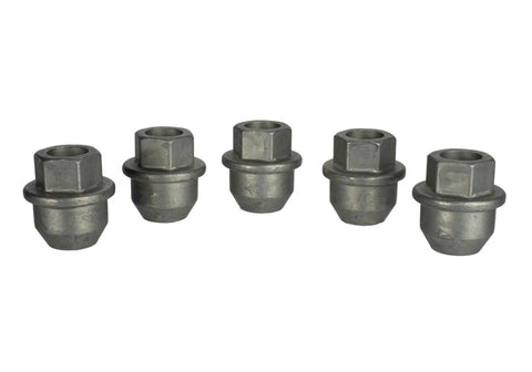 Ford Racing 05-14 Mustang 1/2in -20 Thread Cone Seat Open Lug Nut Kit (5 Lug Nuts) - M-1012-H