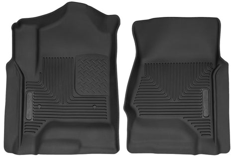 Husky Liners 14 Chevrolet Silverado 1500 / GMC Sierra 1500 X-Act Contour Black Front Floor Liners - 53111