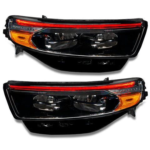 Oracle 20-22 Ford Explorer Dynamic RGB Headlight DRL Kit - - w/ Simple Controller - 1472-504
