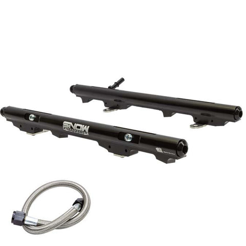 Snow LS3 Intake w/LS3 Injectors (34mm) Factory Fit Billet Fuel Rail Kit - SNF-33343F