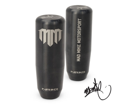 NRG Universal Shift Knob - Heavy Weight - Mad Mike Signature Short Shifter - Black Chrome - SK-450BC-MM