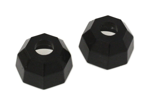 Energy Suspension Universal Black 16.6mm Taper Dia Octagon Tie Rod Dust Boots (Set of 2) - 9.13120G