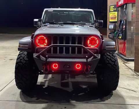 Oracle Oculus Bi-LED Projector Headlights for Jeep JL/Gladiator JT - w/ Simple Controller - 5839-504-B