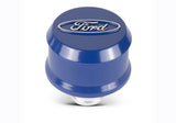 Ford Racing Slant Edge Breather - Blue - 302-436