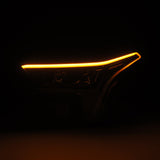 AlphaRex 22-23 Toyota Tundra LUXX-Series Headlights Alpha-Black w/Amber DRL - Req 810029 OR 810030 - 880873