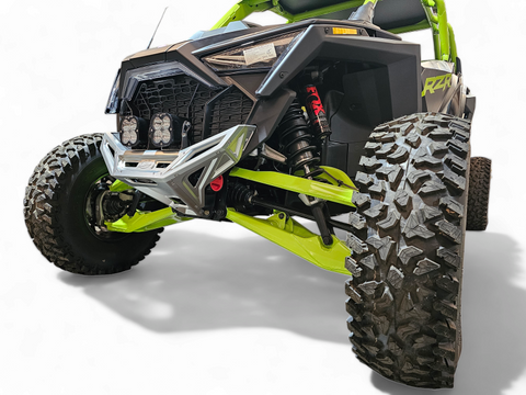 Elektric Offroad 2022-2025 Polaris Rzr Pro R/ Pro S/Turbo R Billet Front Winch Bumper Anodized Clear - FWB610031