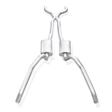 Stainless Works 62-67 Chevy Nova 3in Catback w/ X-Pipe Turbo Chambered Mufflers 3in Cores - NVSBC3CB