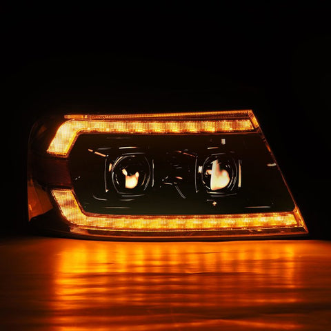 AlphaRex 04-08 Ford F150 PRO-Series Projector Headlights Chrome w/ Sequential Signal and DRL - 880136