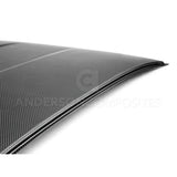 Anderson Composites 10-15 Chevrolet Camaro Dry Carbon Roof Replacement (Full Replacement) - AC-CR1011CHCAM-DRY