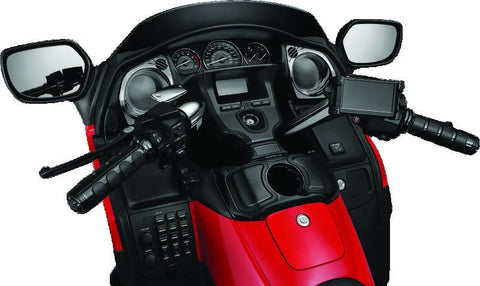 Kuryakyn ISO-Grips With OEM Heated Grip 06-20 Honda GL1800 Black - 6383