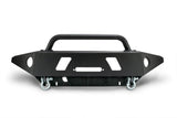 DV8 Offroad 05-15 Toyota Tacoma Front Bumper Winch Ready - Black Powdercoat - FBTT1-01
