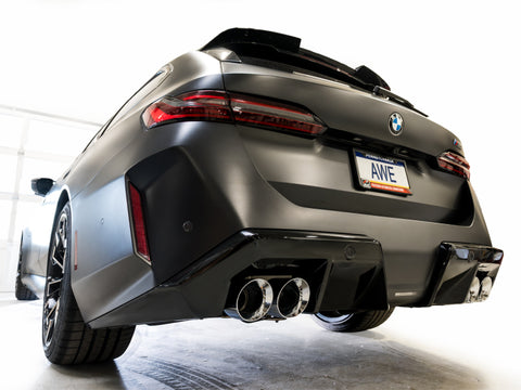 AWE Tuning BMW G90/G99 M5 Touring Edition Cat-Back Exhaust - Chrome Silver Tips - 3015-42790