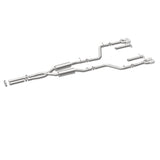 MagnaFlow Cat-Back, SS, 2.5in, Quad Split Rear 3.5in Tip 2015 Dodge Challenger R/T 5.7L - 19209