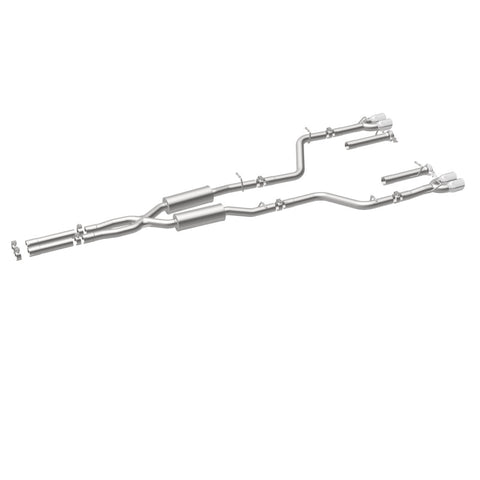 MagnaFlow Cat-Back, SS, 2.5in, Quad Split Rear 3.5in Tip 2015 Dodge Challenger R/T 5.7L - 19209