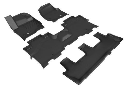 3D MAXpider18-24 Ford Expedition 8-Seat Kagu Black R1 R2 R3 - L1FR12401509