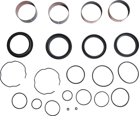 Pivot Works 18-22 Suzuki RMZ450 Fork Rebuild Kit - W/Bushings & Seals - PWFFK-S21-000