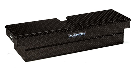 Lund 67-99 Chevy CK Ultima Dual Lid Gull Wing Crossover Tool Box - Black - 79150