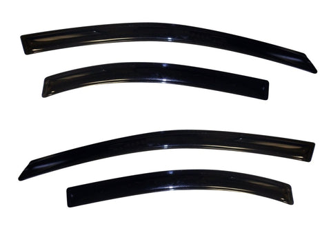 AVS 12-18 Chevy Sonic Ventvisor Outside Mount Window Deflectors 4pc - Smoke - 94472