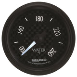 Autometer GT Series 52mm Full Sweep Electronic 100-260 Deg F Water Temperature Gauge - 8055