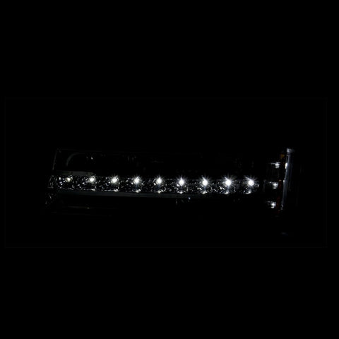 ANZO 2003-2006 Chevrolet Silverado 1500 LED Parking Lights Black w/ Amber Reflector - 511067