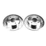 Power Stop 89-98 Nissan 240SX Rear Evolution Drilled & Slotted Rotors - Pair - JBR504XPR